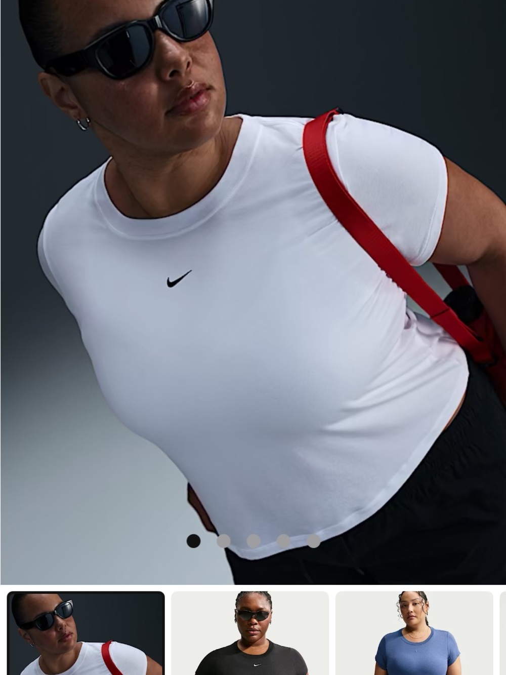 Nike Sportswear Chill Knit Women's Cropped T-Shirt (Plus Size)